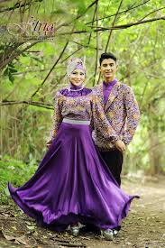 Drupadi by Fitria Style Purple | Baju Muslim GAMIS Modern