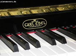 Pianomovers - Carl Ebel Klavier schwarz hochglanz