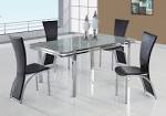 434DT-1499DC Crackled Glass Dining Table Set - Global Furniture ...