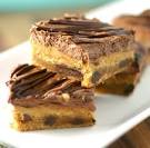 Chocolate & Peanut Butter Cookie Bars