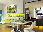 Fresh White Based Dining Spaces 9 lime green white turquoise ...