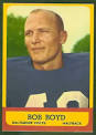 Bob Boyd 1963 Topps football card - 11_Bob_Boyd_football_card