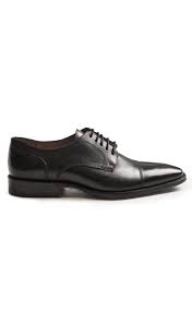 Gable Black Dress Shoes - Men's Suit Store | Bachrach