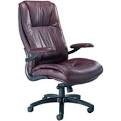 Tiffany Industries Black Leather High-Back Office Chair | Quill.