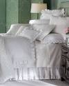 Lady Apricot Bed Linens Two Standard Classic Ruffle Pillowcases ...