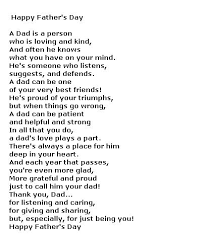 Fathers Day Poems