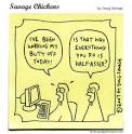 WORK IT Cartoon | Savage Chickens - Cartoons on Sticky Notes by ...