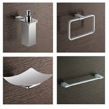 Gedy Kansas Modern Wall Mounted Bathroom Accessories and Wall ...
