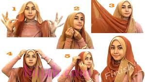video cara memakai hijab pashmina simple | Cara Memakai Jilbab