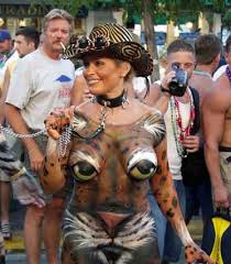 Various Body Painting Tiger