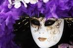 Venice Carnival 2012: Masked Revelers in Colorful Fluorescent ...