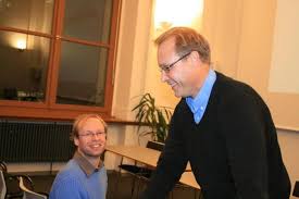 Prof. Crister Garrett, ASL, and Dr. Klaus Roscher, Political ...