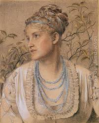 Mary Sandys by Anthony Frederick Augustus Sandys | Oil Painting ... - 47676-Anthony%20Frederick%20Augustus%20Sandys-Mary%20Sandys