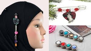 Hijab with a pin