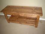 Entry Way Bench with Storage by VanHandmadeFurniture on Etsy