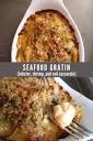 Seafood Gratin (Seafood Casserole Recipe) - Smells Like Home