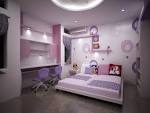 Kids Bedroom: Fascinating Purple Color Nuance And White Walls ...