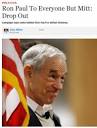 Ron Paul to Conservative GOP Candidates: Get Out! | The Gateway Pundit