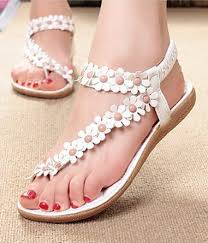 White Bohemian Sandal korea Import - Tamochi - Toko baju wanita ...