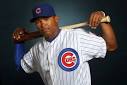 Marlon Byrd poses during Chicago Cubs photo day in Mesa, Arizona. (Photo by