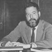 Randall Jarrell in his office at the Library of Congress. - jarrell