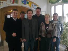 Auf dem Bild von links: Ernst Dollinger, Werner Tiedmers, Stephan Thomae (MdB), Johannes Espermüller, Angelika Zajicek, Sebastian Zajicek Foto: privat