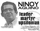 Ninoy Aquino: leader, martyr, Upsilonian! Image hosted by Photobucket.com - ninoy-2web