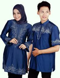 Contoh Baju Couple Muslim Terbaru 2016 Pasangan Muslim