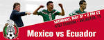 Soccer Fever is in the Air with the Soccer War Mexico Vs Ecuador.