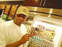 LIVAN HERNANDEZ shows us a drink from friend and rapper Nelly ...