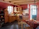 Photograph of Kitchen: Attractive Red Wall For Interesting Kitchen ...