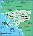 Map of Guinea-Bissau - Guinea-Bissau Map, Guinea-Bissau ...