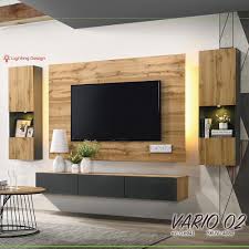 Wall-mounted TV cabinet
