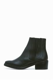 ANTHOM - Bryce Black Leather Ankle Boot