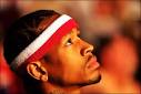 Gary Moore, Allen Iverson's personal manager, says Iverson has not been ... - 4af1a9fff8344228_allen-iverson_look_up