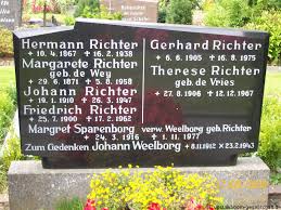 Grab von Margarete Richter (geb. Wey, de) (29.06.1871-05.08.1958 ... - lf105