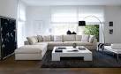 Furniture: Bright Living Room Decor Idea Applied White Sectional ...