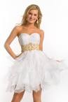 white with gold prom dresses Quotes