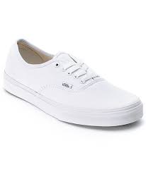 Vans Authentic White Skate Shoes (Mens) at Zumiez : PDP