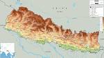 Physical Map of Nepal - Ezilon Maps