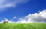 Green Hill with Blue Sky Landscape Desktop Wallpapers and Photos ...