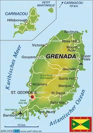 Map of Grenada