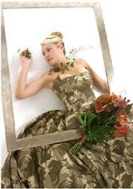 camouflage wedding dresses