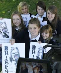 ON FILM: Young film-makers, from left, Lucy Miller, Amy Coulson, Steph Trengrove, Ngaere Robertson, April Boland and Krissy Broderick are participating in ... - 4281271