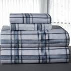 Pointehaven Heavy Weight Plaid Flannel Sheet Set Flannel Sheets