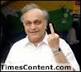 Businessman Bharat Shah looks upbeat showing his finger inked after casting ... - Bharat-Shah