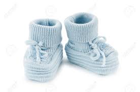 Woven Baby Shoes Isolated On White Background Stock Photo, Picture ...
