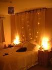 Interior. Beautiful Interior Decoration with Various String Lights ...