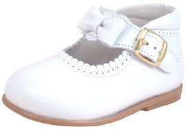 Amazon.com: De Osu/Faro Baby Girls Dress Shoes F-3920 - White ...
