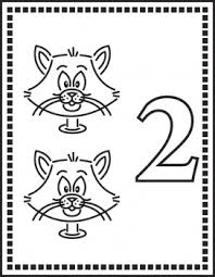 number 2 coloring pages